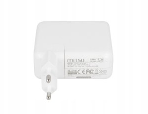 Zasilacz sieciowy Mitsu 87W USB-C, USBC, 5-20.2V, 3-4.3A (white) do notebooka 3
