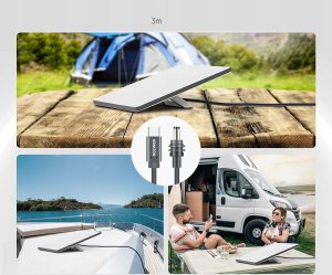 Kabel Przewód Usb-c Usb Type-c 100w Do Starlink Mini 3m Pd Dc / Neewer Nc013 6