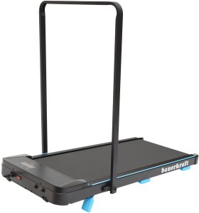 Bieżnia elektryczna domowa Bauerkraft składana wyświetlacz miejsce na telefon 2