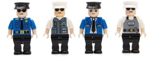 Zestaw Figurek Policja 4 szt. 2