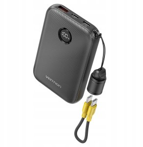 Powerbank Vention Nie 10000mAh Czarny 9