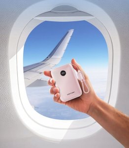 Powerbank Vention Nie 10000mAh Beżowy 6