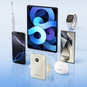 Powerbank Vention Nie 10000mAh Beżowy 7