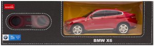 BMW X6 skala 1:24 Rastar 31700 samochód sterowany czerwony 3