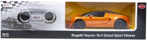 Bugatti Grand Sport R/C skala 1:24 Rastar 47000 samochód sterowany pomarańczowy 2