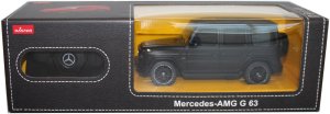 Mercedes-Benz G63 R/C skala 1:24 Rastar 95800 samochód sterowany czarny 2
