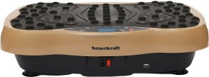 Platforma treningowa wibrująca wibracyjna masażer z pilotem i muzyką Bauerkraft beżowa 2
