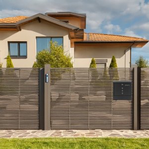 Duża skrzynka pocztowa na listy gazety ulotki pocztę A4 czarna 14