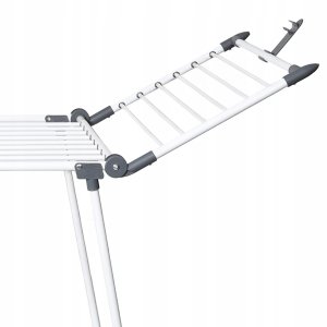 Stojąca suszarka na pranie odzież bieliznę składana balkonowa mocna duża XL 7