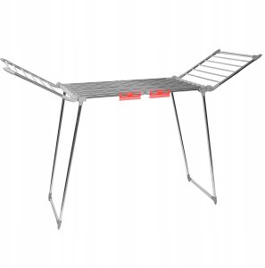 Stojąca suszarka na pranie odzież bieliznę składana balkonowa mocna rozsuwana XXL 12