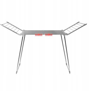 Stojąca suszarka na pranie odzież bieliznę składana balkonowa mocna rozsuwana XXL 3