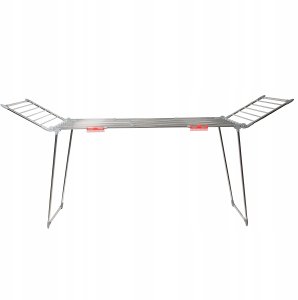 Stojąca suszarka na pranie odzież bieliznę składana balkonowa mocna rozsuwana XXL 4