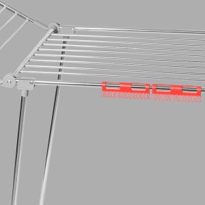 Stojąca suszarka na pranie odzież bieliznę składana balkonowa mocna rozsuwana XXL 8