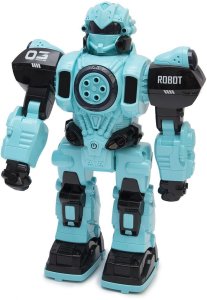 ROBOT WIELOFUNKCYJNY STEROWANY PILOTEM - FUNKCJE DŹWIĘKOWE, RUCHOWE I ŚWIETLNE 4