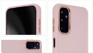 Nakładka Satin Elegant do iPhone 13 6,1" różowa 3