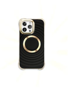 Nakładka Circle Glam Mag do iPhone 13 Pro Max 6,7" czarna 3