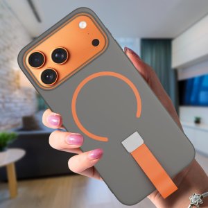 Etui z Paskiem na palec Matowe do iPhone 17 Pro Max |do MagSafe +Szkło 8