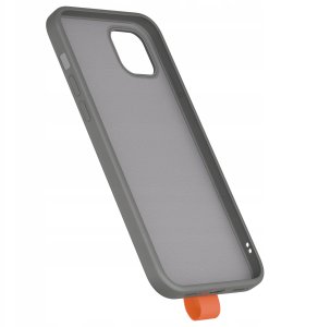 Etui z Paskiem na palec Matowe SZARE do iPhone 11 |do MagSafe +Szkło 11