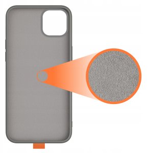 Etui z Paskiem na palec Matowe SZARE do iPhone 12 |do MagSafe +Szkło 5