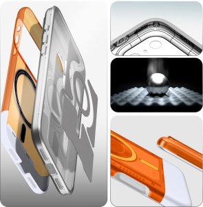 Spigen Spigen Classic C1 MagSafe, tangerine - iPhone 17 Pro Max 11
