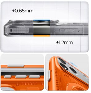 Spigen Spigen Classic C1 MagSafe, tangerine - iPhone 17 Pro Max 12