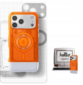 Spigen Spigen Classic C1 MagSafe, tangerine - iPhone 17 Pro Max 7