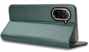 Etui Skórzane Zamykane MAGNETYCZNE CASE do Xiaomi Redmi A5 + SZKŁO 4