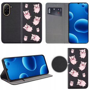 Etui do Xiaomi Redmi A5 MAGNET WZORY CASE + SZKŁO 9H 2