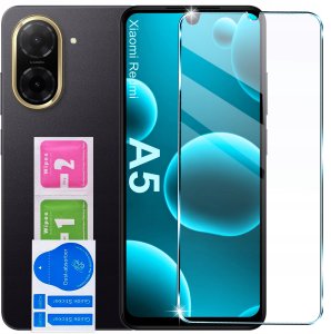 Etui Skórzane Zamykane MAGNETYCZNE CASE do Xiaomi Redmi A5 + SZKŁO 6