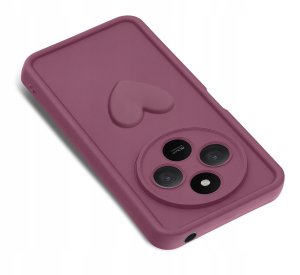 krainaGSM Etui do Xiaomi Redmi 14C silikonowe MATOWE serce + Szkło ochronne na ekran 3
