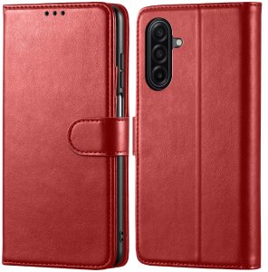 ETUI z klapką do Samsung A17 5G Zamykane Magnetyczne + SZKŁO 2