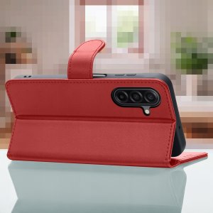 ETUI z klapką do Samsung A17 5G Zamykane Magnetyczne + SZKŁO 5