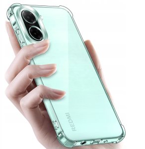 krainaGSM Etui PANCERNE Wzmacniane do Xiaomi Redmi A5 ANTI-SHOCK CLEAR CASE +3x SZKŁO 5