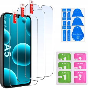 krainaGSM Etui PANCERNE Wzmacniane do Xiaomi Redmi A5 ANTI-SHOCK CLEAR CASE +3x SZKŁO 7