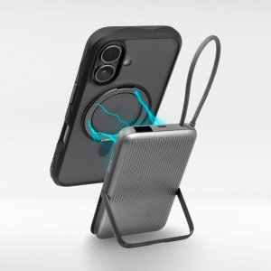 LAUT POWER CHARGE RISER+ Black Powerbank 6