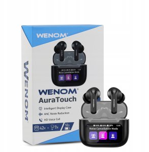 Słuchawki bezprzewodowe Sportowe Bluetooth 5.4 z ANC i etui powerbankiem PL 15