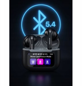 Słuchawki bezprzewodowe Sportowe Bluetooth 5.4 z ANC i etui powerbankiem PL 4