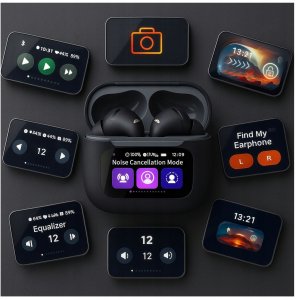 Słuchawki bezprzewodowe Sportowe Bluetooth 5.4 z ANC i etui powerbankiem PL 6