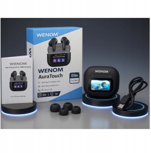 Słuchawki bezprzewodowe Sportowe Bluetooth 5.4 z ANC i etui powerbankiem PL 8