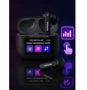 Słuchawki bezprzewodowe Sportowe Bluetooth 5.4 z ANC i etui powerbankiem PL 9