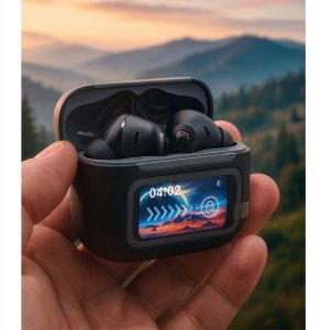 Słuchawki bezprzewodowe Sportowe Bluetooth 5.4 z ANC i etui powerbankiem PL 10