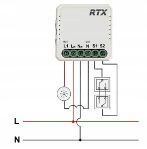 RTX Moduł Przekażnik Światła Sterownik Oświetlenia 1OB. WiFi TUYA Smart Eco* 15