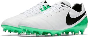 Nike Buty piłkarskie Tiempo Legacy II FG biało-zielone r. 42 (819218 103) 3