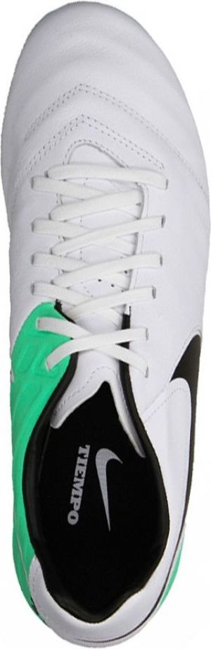Nike Buty piłkarskie Tiempo Mystic V FG biało-zielone r. 41 (19236 103) 3