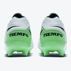 Nike Buty piłkarskie Tiempo Mystic V FG biało-zielone r. 41 (19236 103) 7