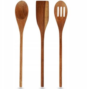 Przybory kuchenne drewniane zestaw 3 szt. 3