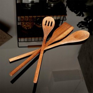 Przybory kuchenne drewniane zestaw 3 szt. 4