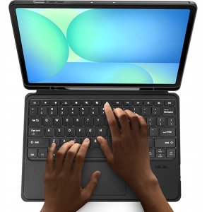 DUX DUCIS Case DK Foldable with Wireless Keyboard For SAMSUNG Tab S10 FE Plus, Black 4