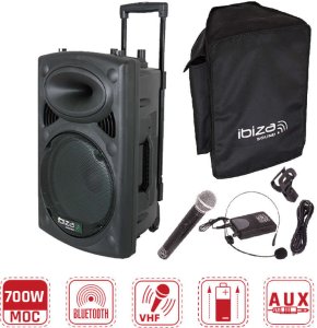 Kolumna mobilna Ibiza PORT12VHF-BT one size 2