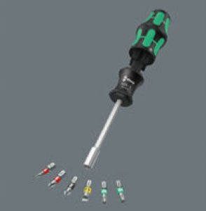 Atsuktuvo rankena su dėtuve 6 1/4 colio antgaliams, „Kraftform Kompakt 27 Set 1 Christmas 2025“, WERA [05135821001] kalėdinėje pakuotėje, dovana 4